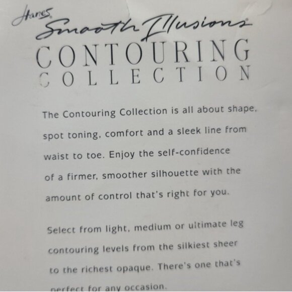 Hanes Smooth Illusions Contouring Collection Barely Black Shaper Panty - Picture 4 of 7